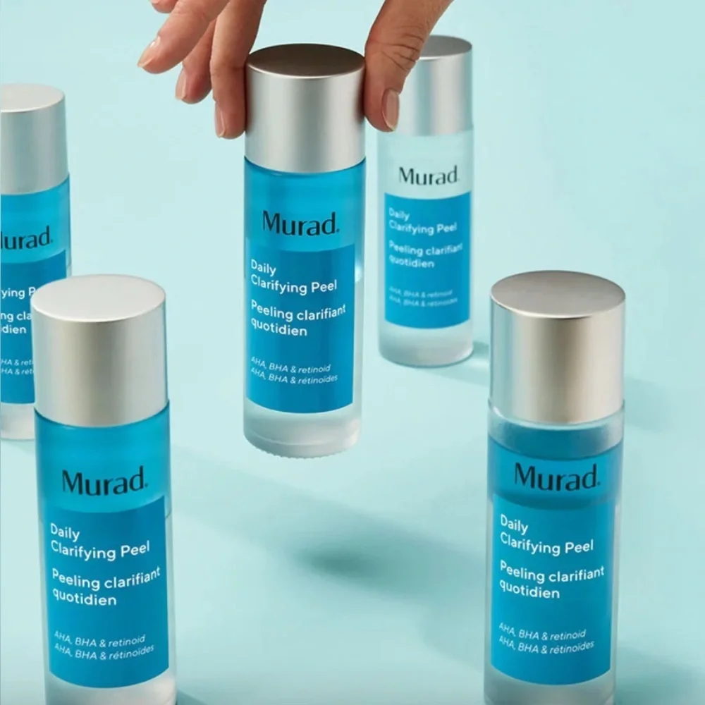 NWT,‎ Murad, AHA/BHA/Retinoid Daily Clarifying Peel, NET VOL 3.2 FL OZ